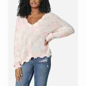 Ultra Flirt Destructed Tie-Dyed Sweater
